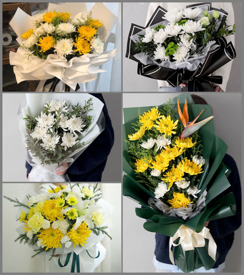 贵州贵阳息烽县温泉镇赶子村白事花束代送